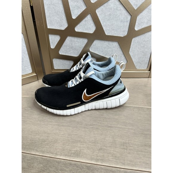 Nike Women Free 5.0 sz 8 Running Shoes Blue black 308975 Lace Up sneakers - Picture 6 of 10